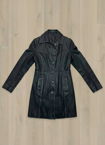 Manteau Long Cuir - by BÉATRICE