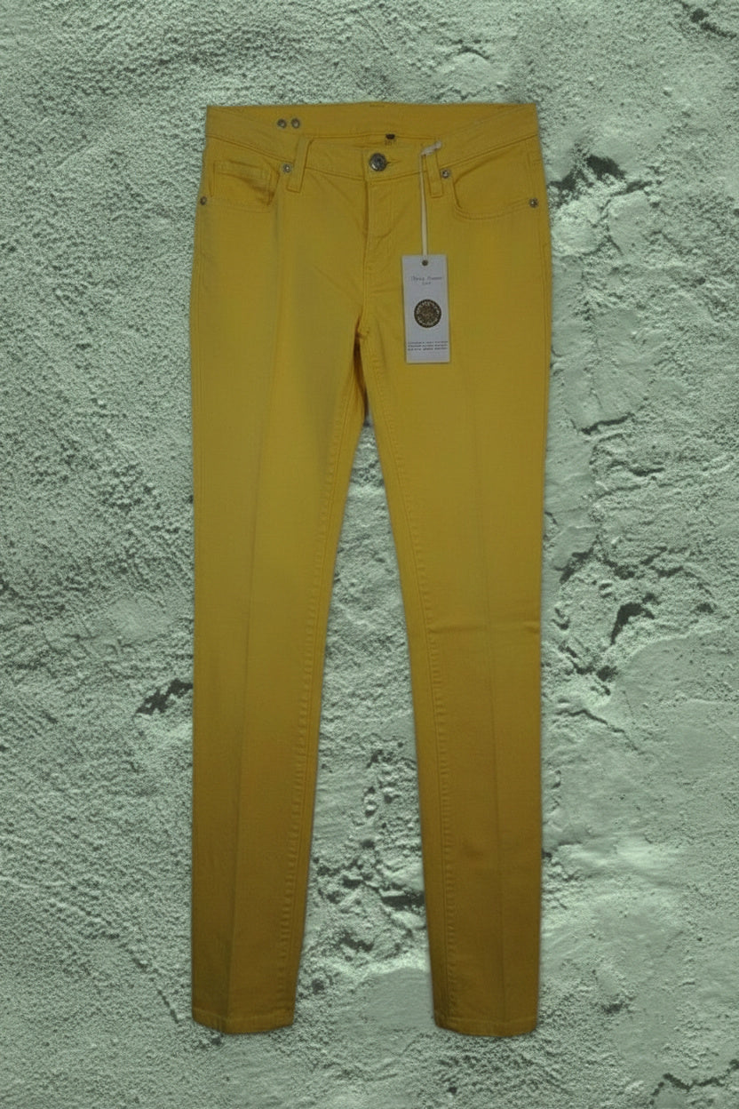Jean Skinny Jaune Électrique – by YANNIS KINGSTON
