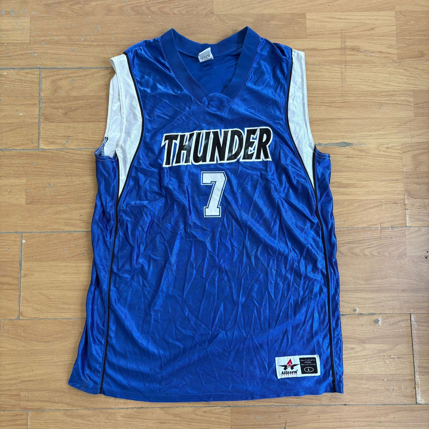 Maillot de basketball bleu Alleson Athletic – Taille L