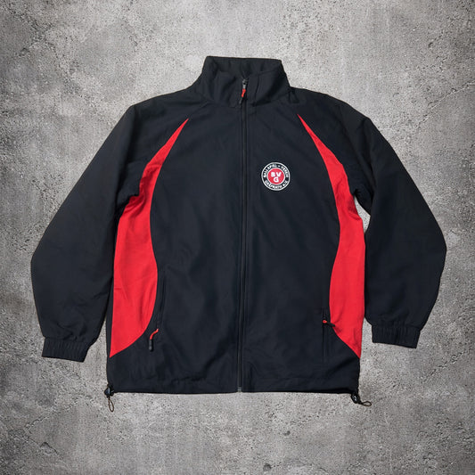 Veste coupe-vent noir et rouge - Taille S