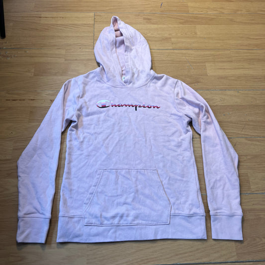 Sweat à capuche rose - Champion (enfant) - Taille XL
