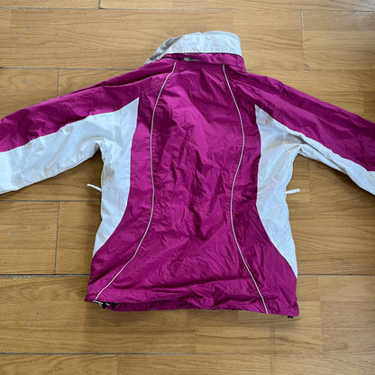 Veste Columbia rose et blanche – Taille L