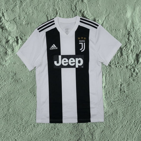 Maillot Adidas/Jeep Ronaldo - noir et blanc - by YANNIS KINGSTON - Taille : M