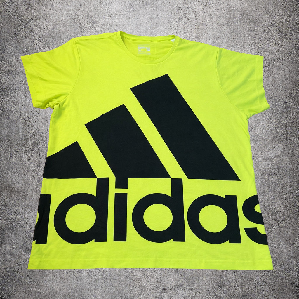 T-shirt vert fluo - Adidas - Taille XL