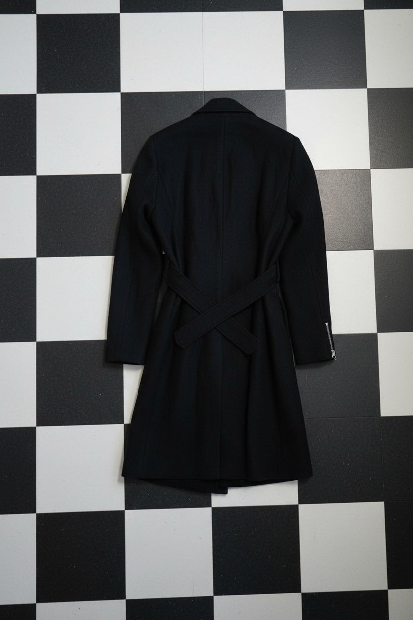 Manteau long style Napoléon noir – BY SARAH LANG