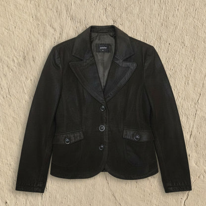 Veste en Cuir Marron - by KER