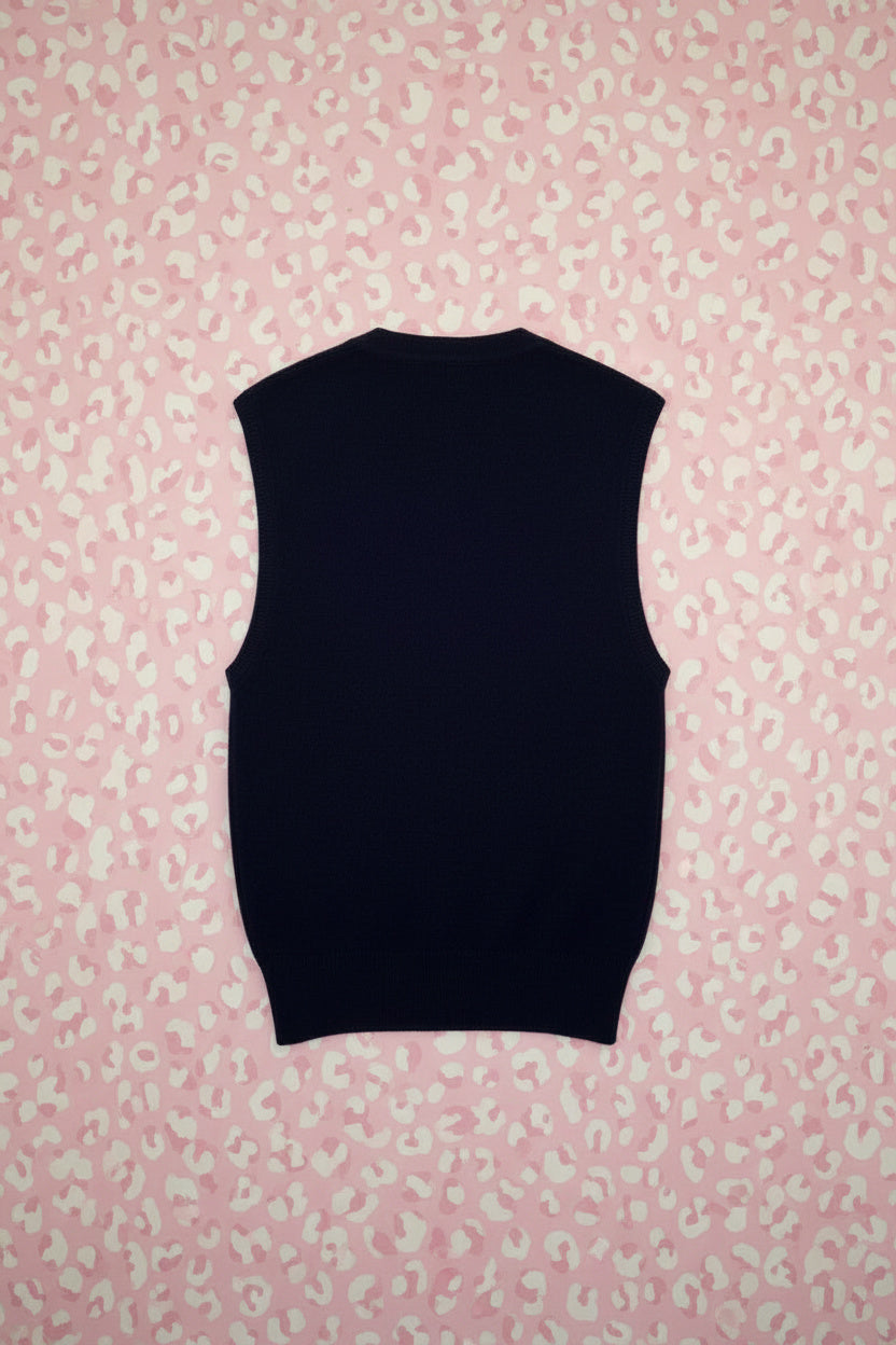 Cardigan Sans Manches en Cachemire - by SARLOTTE - Taille : M