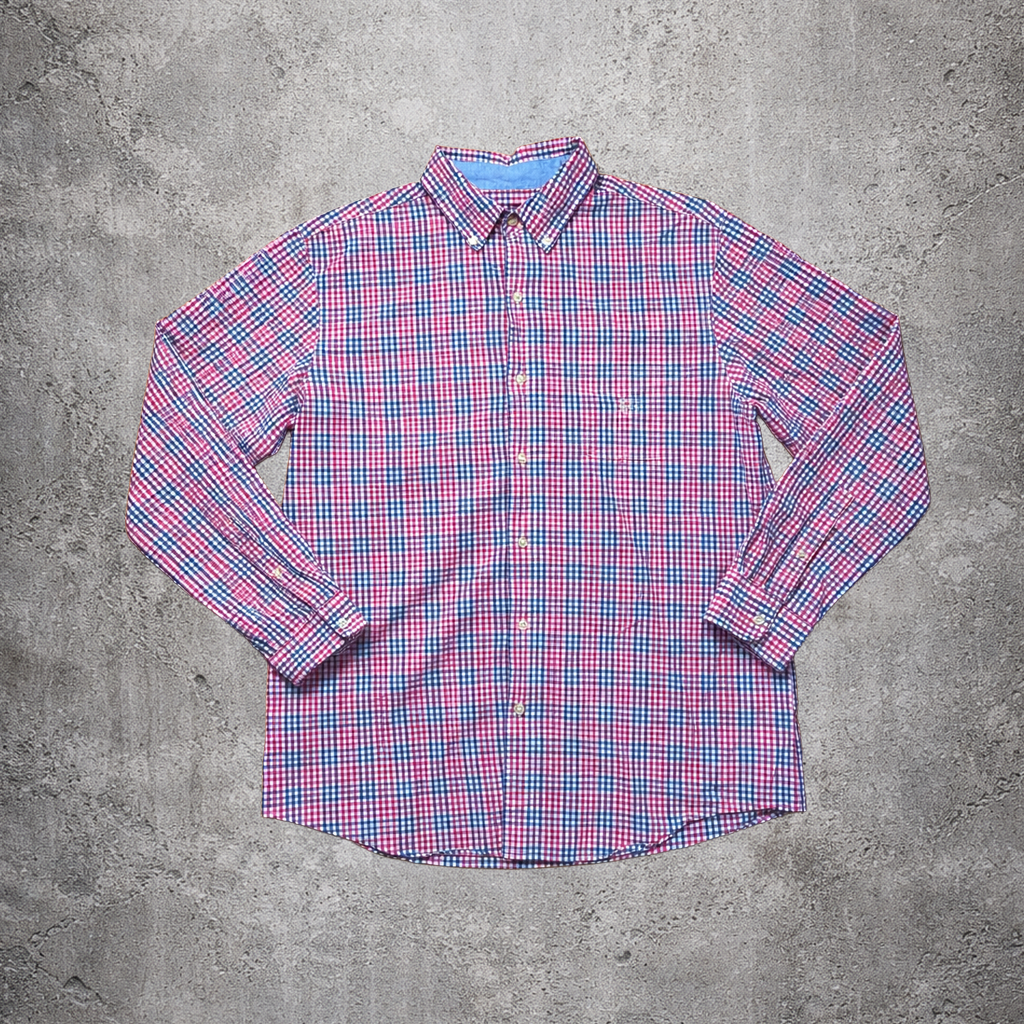 Chemise à carreaux roses et bleus - Chaps - L