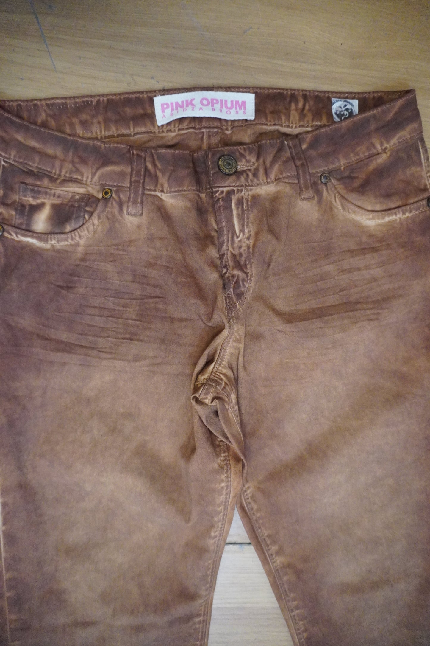 Jeans marron - by BÉATRICE - Taille : 38