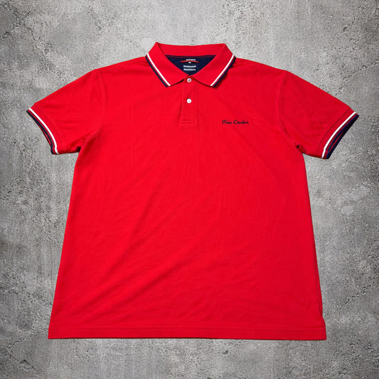 Polo rouge - Pierre Cardin - Taille XXL