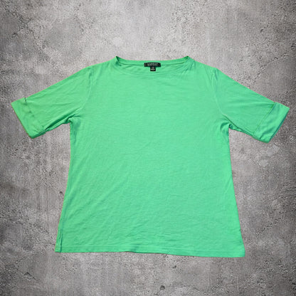 Top vert manches mi-longues - Ralph Lauren - Taille L