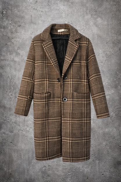 Veste laine marron 2 Lageni – Taille – M