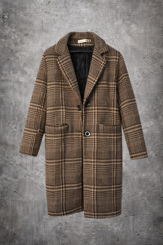 Veste laine marron 2 Lageni – Taille – M