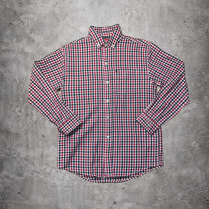Chemise à carreaux rouges et bleus - IZOD - Taille L (14/16 ans)