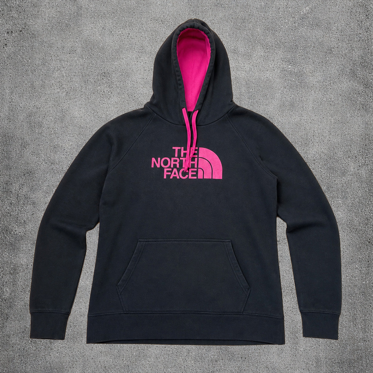 Sweat à capuche noir et rose - The North Face - Taille XL