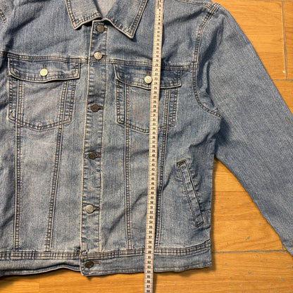 Veste en denim bleu – Taille XL