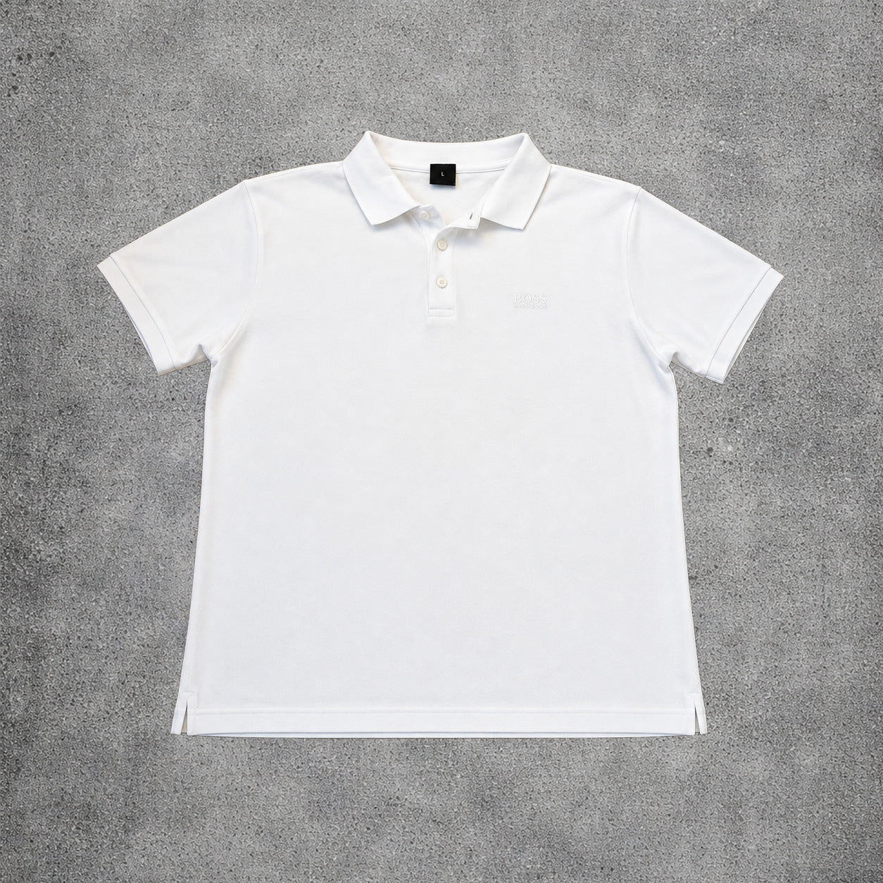 Polo blanc - Hugo Boss - Taille L