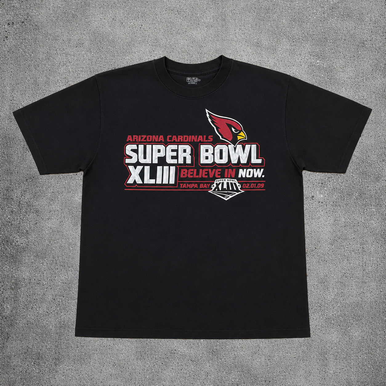 T-shirt noir Super Bowl XLIII - Reebok - Taille L