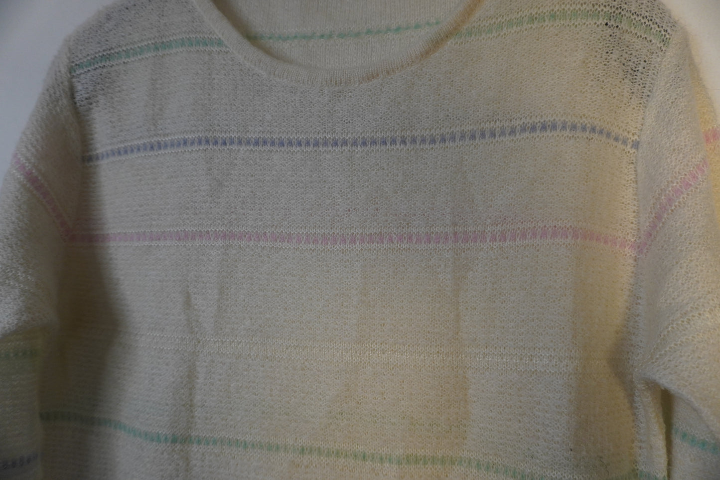 Pull blanc en maille – BY SARLOTTE