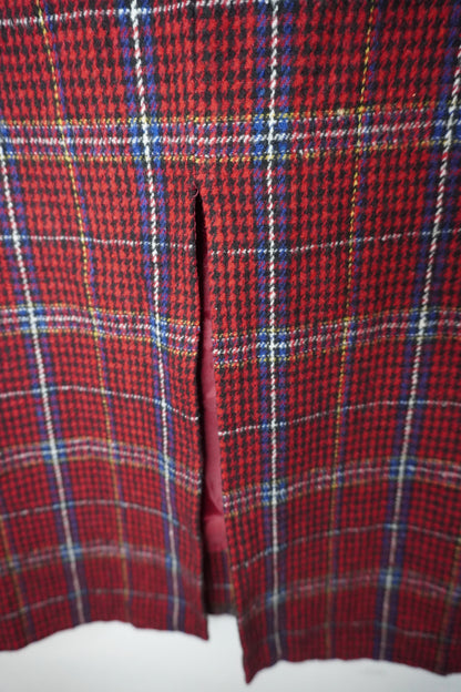Jupe Longue Motif Tartan - by FABSO - Taille : S