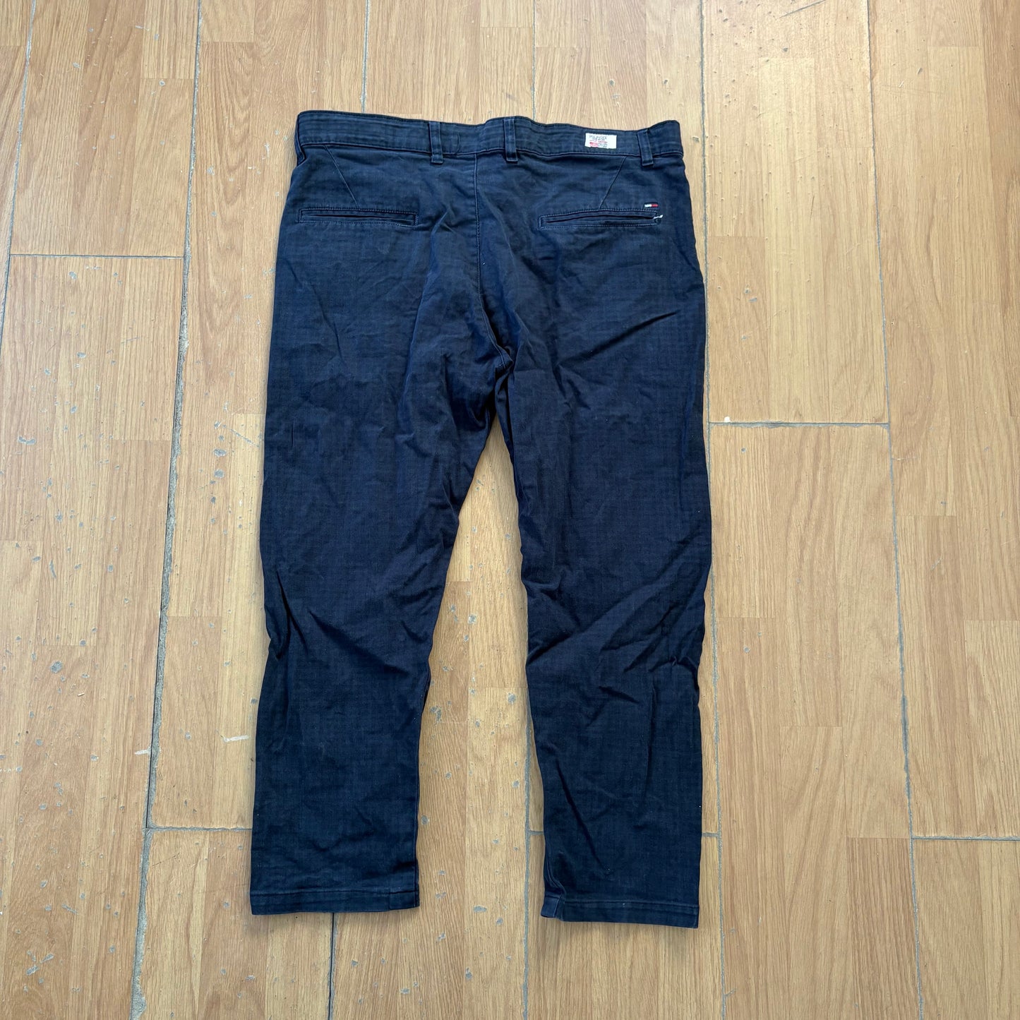 Pantacourt bleu à carreaux - Tommy Hilfiger - Taille M