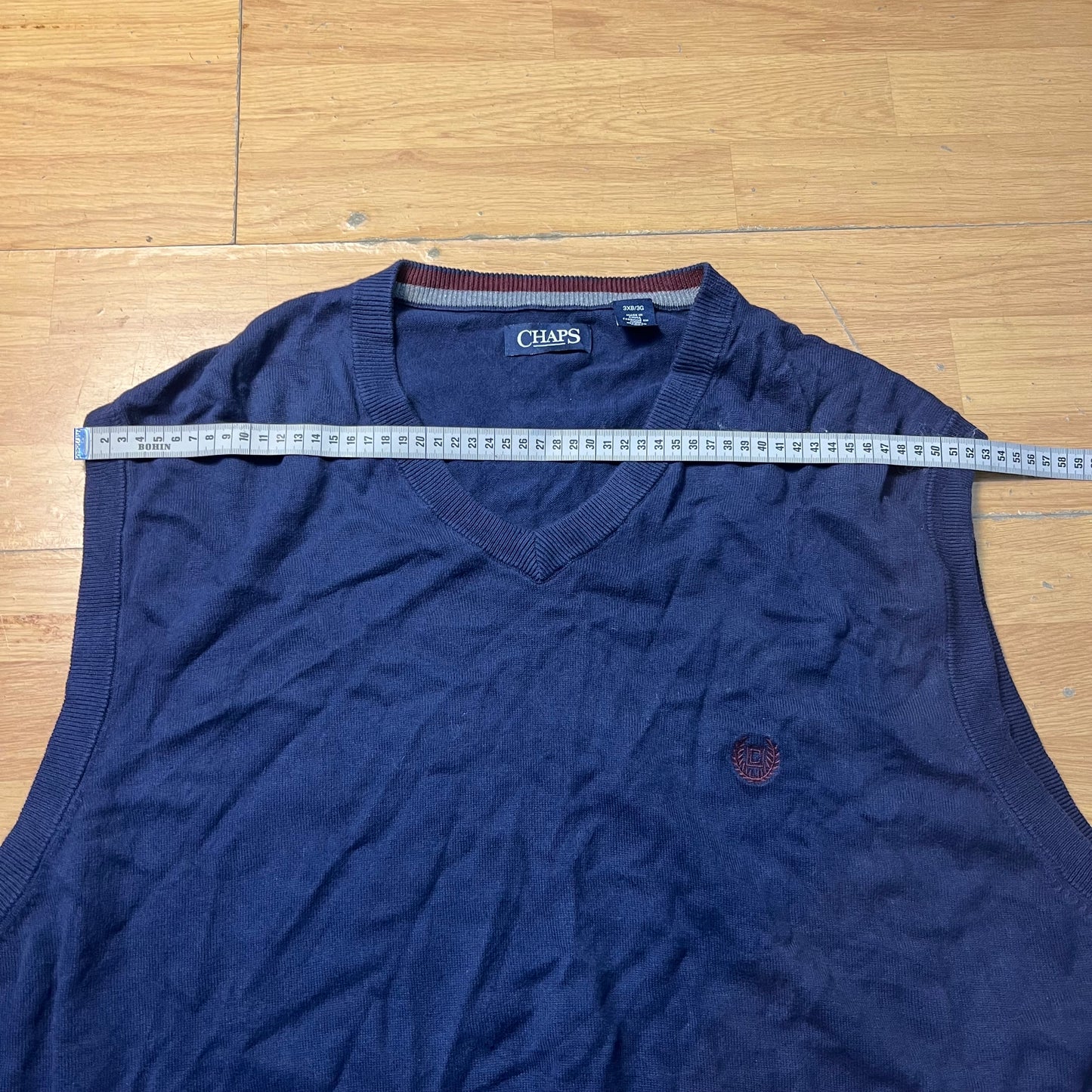 Pull sans manches bleu foncé - Chaps - Taille XXXL