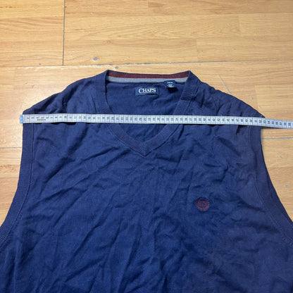Pull sans manches bleu foncé - Chaps - Taille XXXL