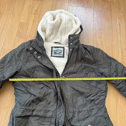 Manteau kaki intérieur doublé fausse fourrure - Levi’s - Taille L