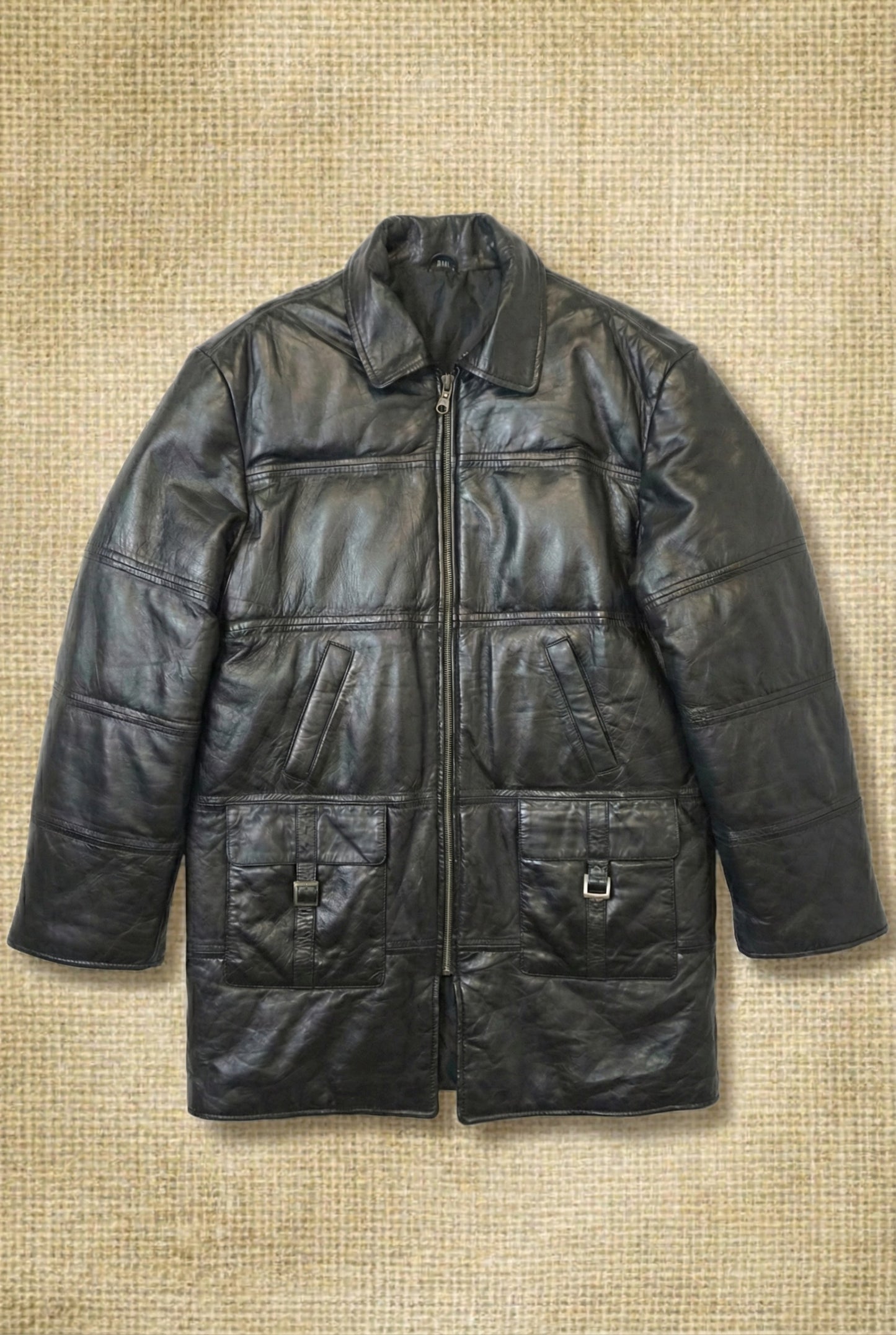 Manteau En Cuir - by FABSO - Taille : M