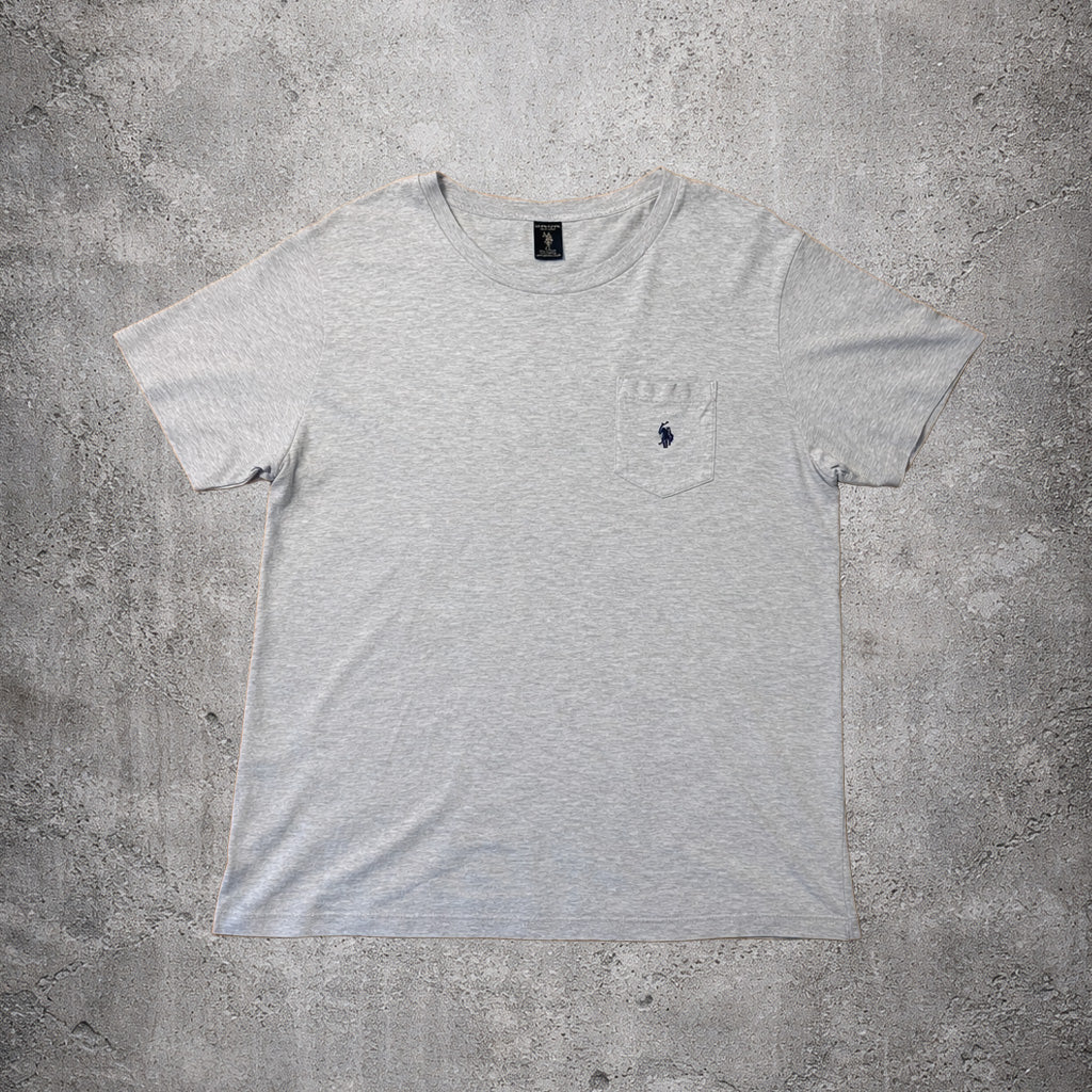 Polo gris US Polo Assn – Taille XL