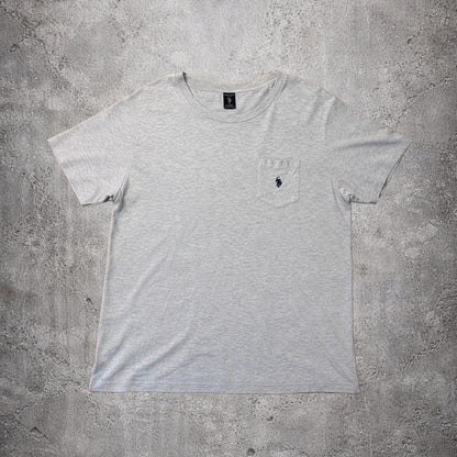 Polo gris US Polo Assn – Taille XL
