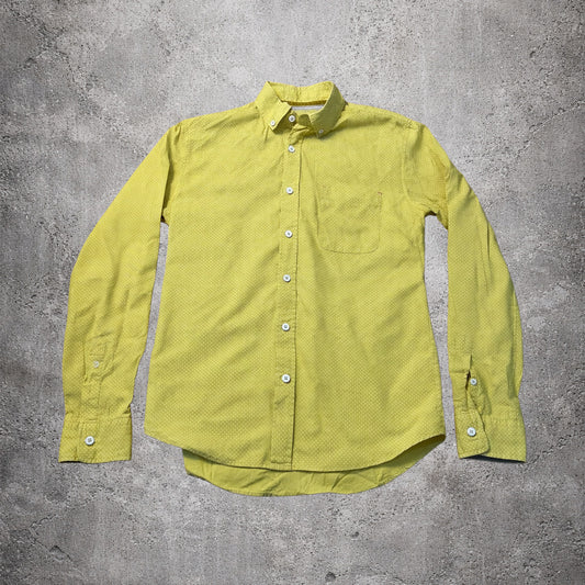 Chemise jaune moutarde - Candry Fantasy - Taille M