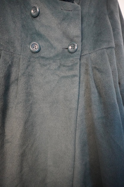 Manteau vert émeraude à coupe évasée – BY SARAH LANG