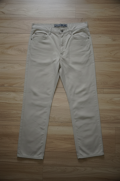Jean Écru 100% coton - by SS.CARMEN - Taille : 36/32