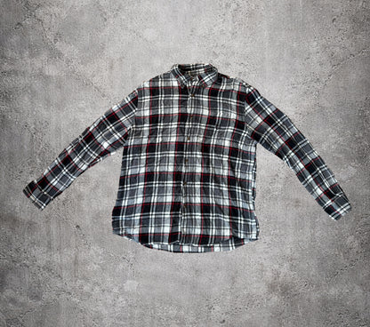 Chemise à carreaux rouge et noir - Chaps - Taille L
