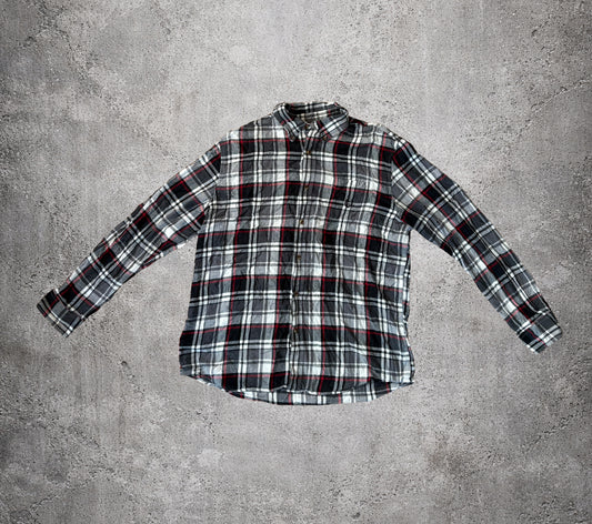 Chemise à carreaux rouge et noir - Chaps - Taille L