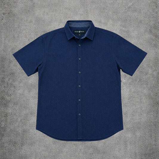 Chemise sans manche bleu a pois - Beverly Hills Polo Club - Taille L