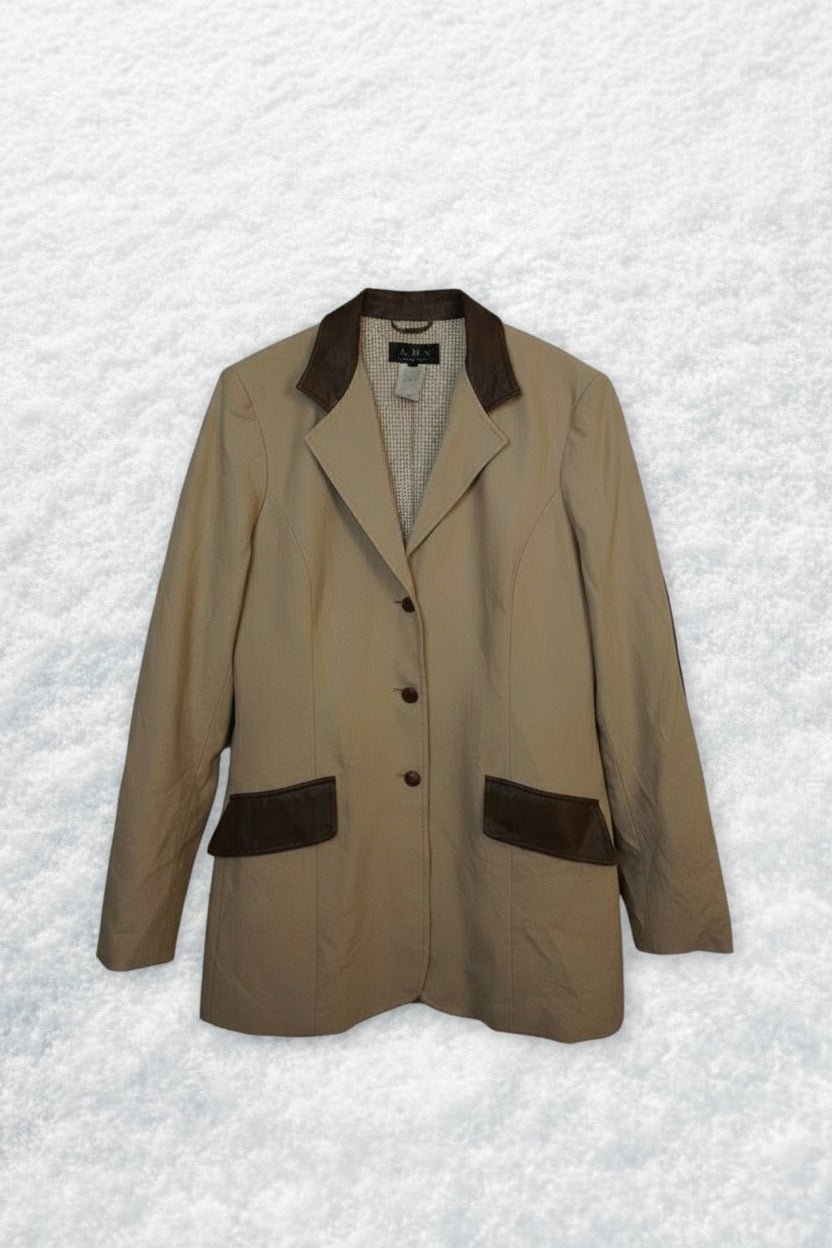 Beige Elegance Trench Coat – by MANDY CHERIE