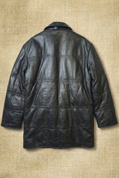 Manteau En Cuir - by FABSO - Taille : M