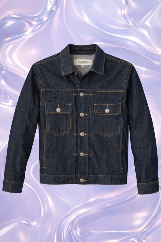 Veste en denim bleu foncé - by DARCY