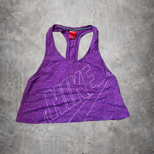 Top sport crop violet - Nike - Taille S