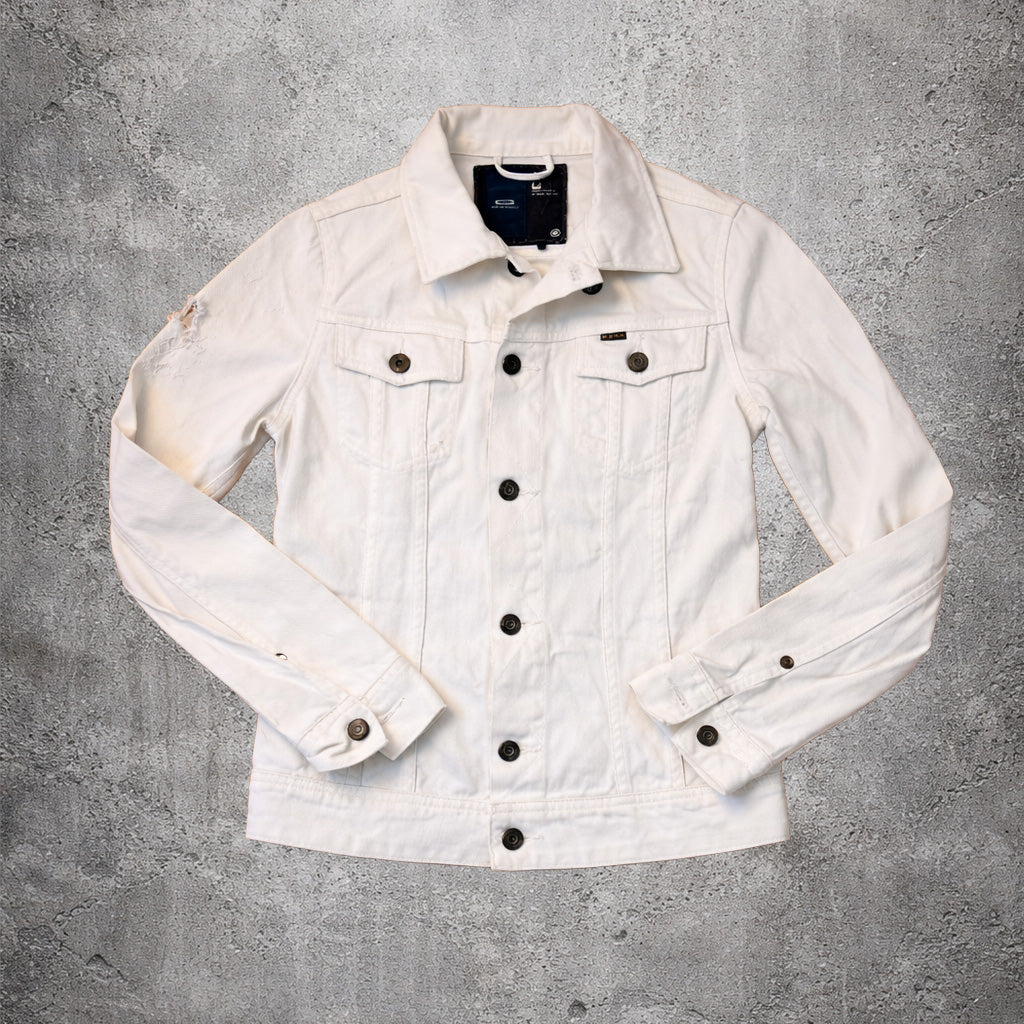 Veste en jean blanche G-Star – Taille – S