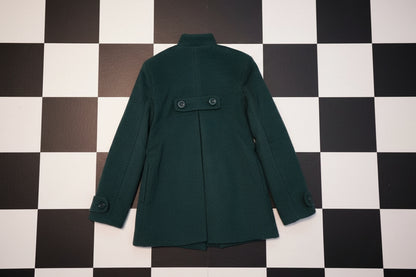 Manteau vert émeraude à coupe évasée – BY SARAH LANG