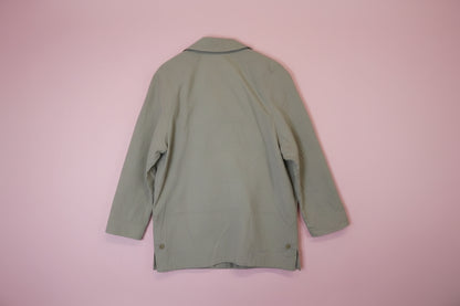 Trench blanc mi-cuisse – by Zainab