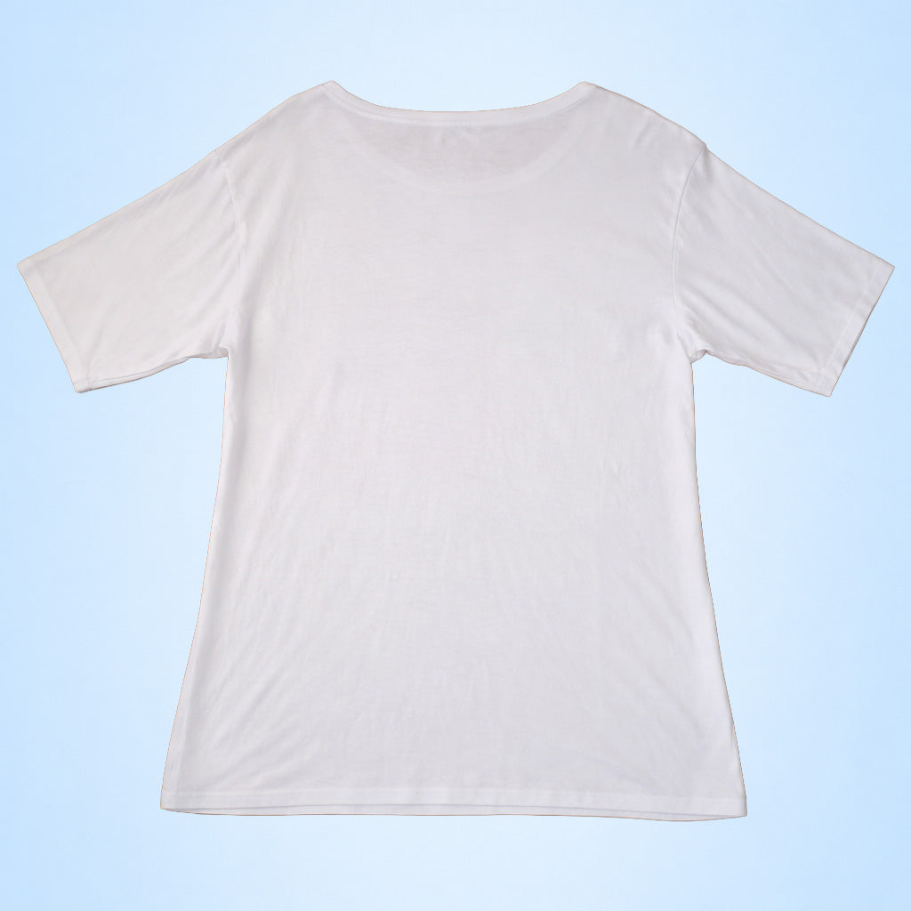 T-shirt blanc Soft Grey By PRMEC
