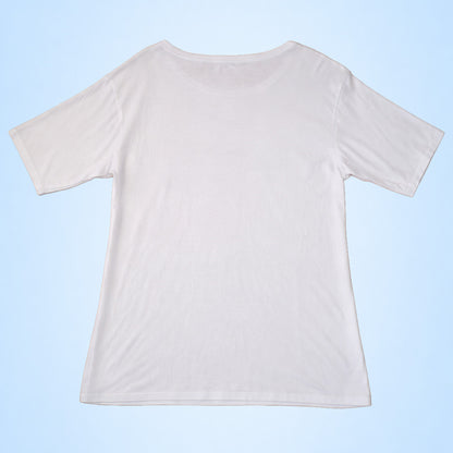 T-shirt blanc Soft Grey By PRMEC
