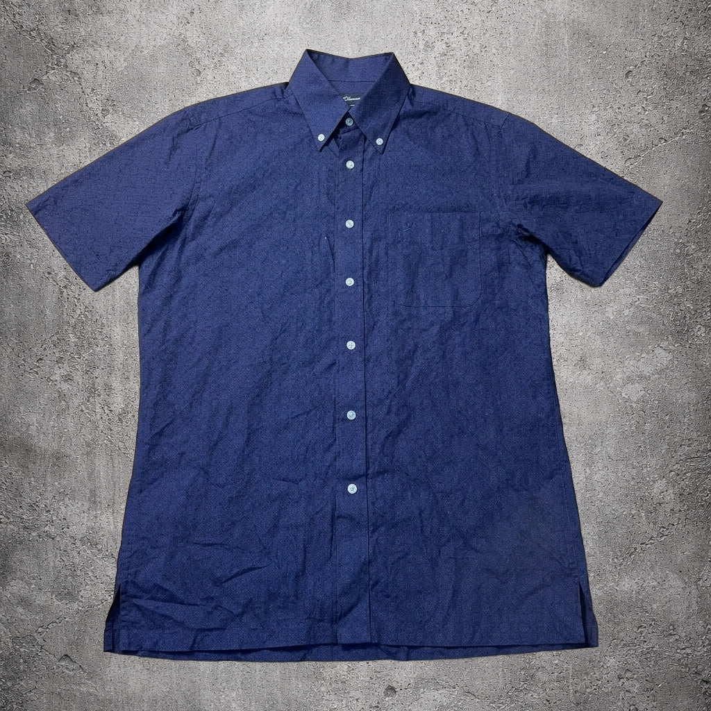 Chemise manches courtes bleu foncé - Topvalu Premium - Taille S