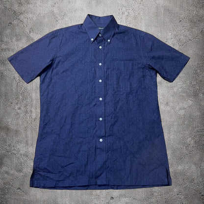 Chemise manches courtes bleu foncé - Topvalu Premium - Taille S