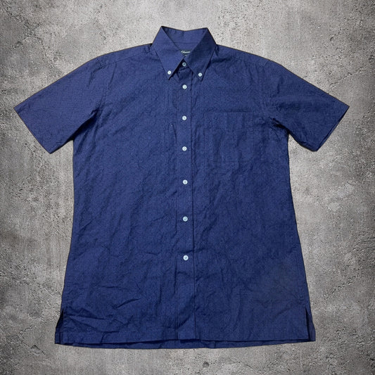 Chemise manches courtes bleu foncé - Topvalu Premium - Taille S