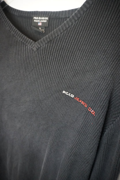 Pull noir logo blanc et rouge – BY PRMEC